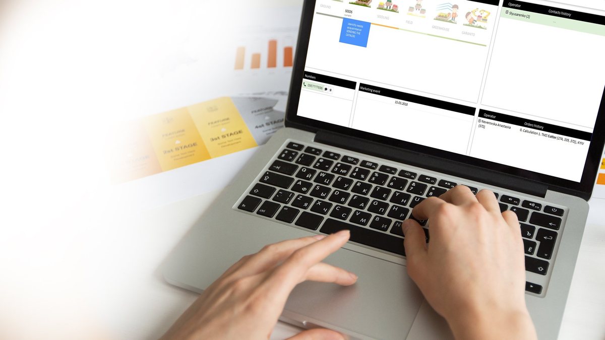 Laptop dashboards used as a decorative image for digital operations