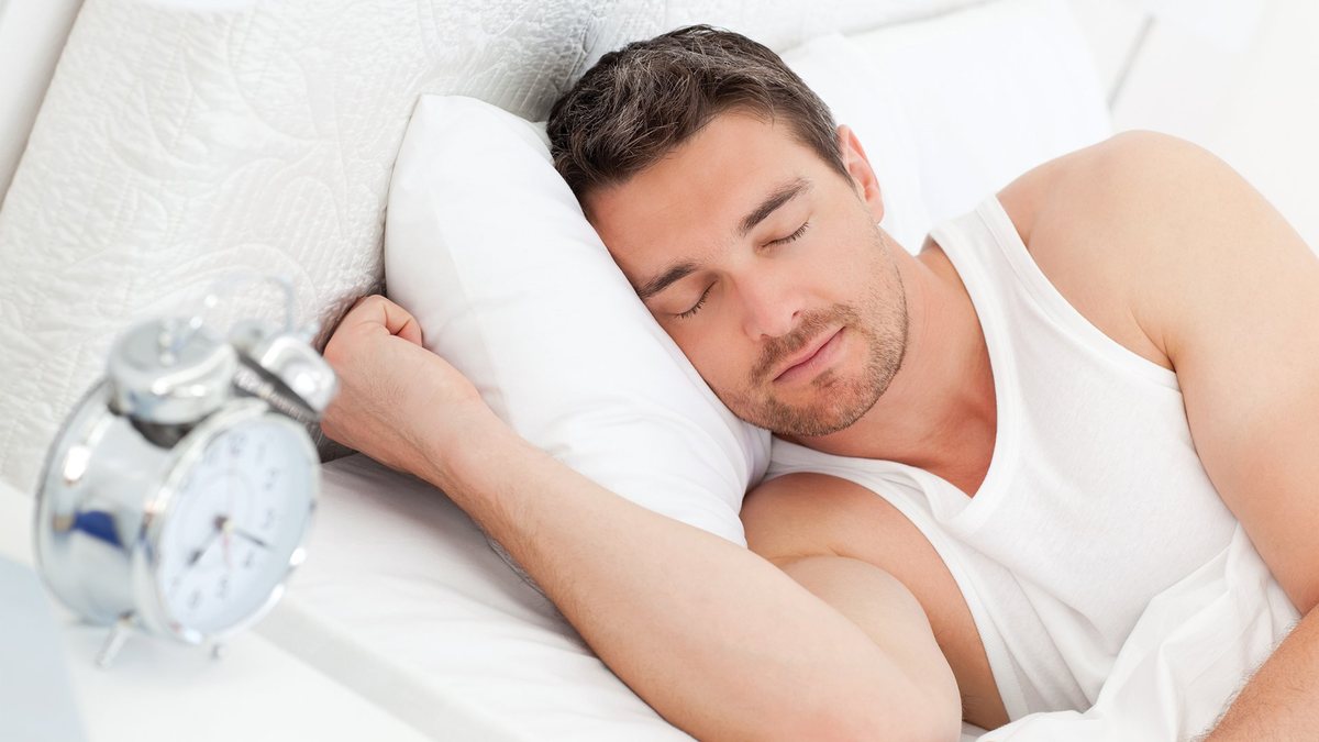 A sleeping person used as a decorative SiegfriedKummer brand image